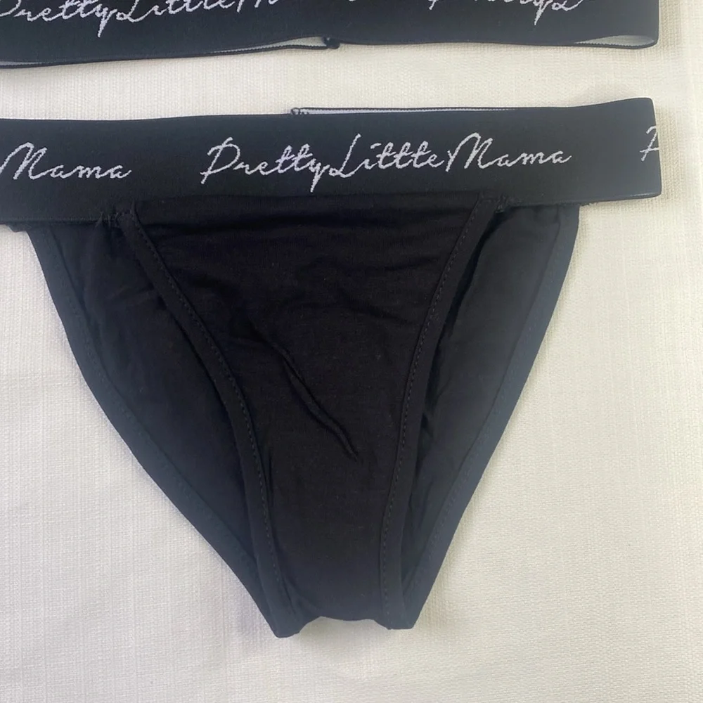 PrettyLittle MAMA Maternity Black Tape Triangle Set - Picture 3 of 11